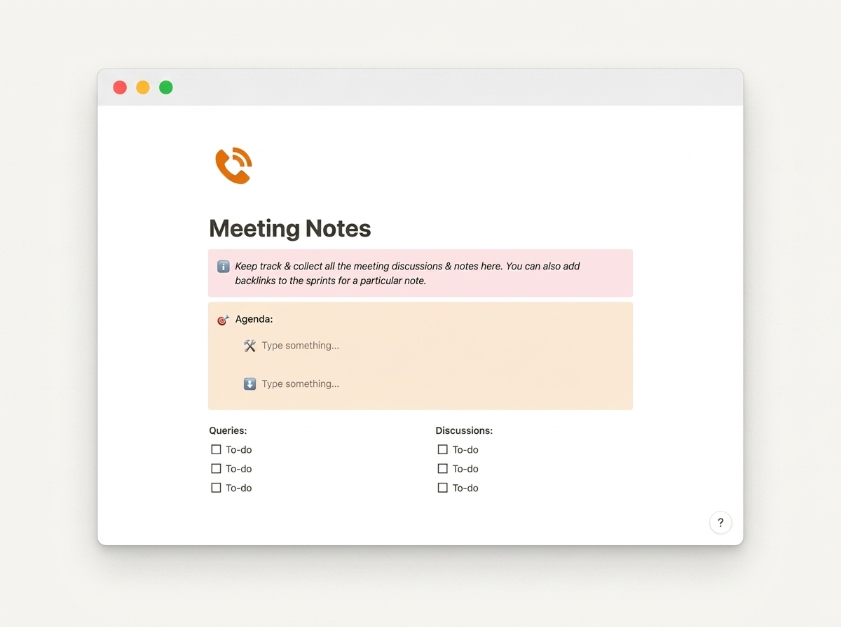 Sprint Planner Workspace — Meeting notes