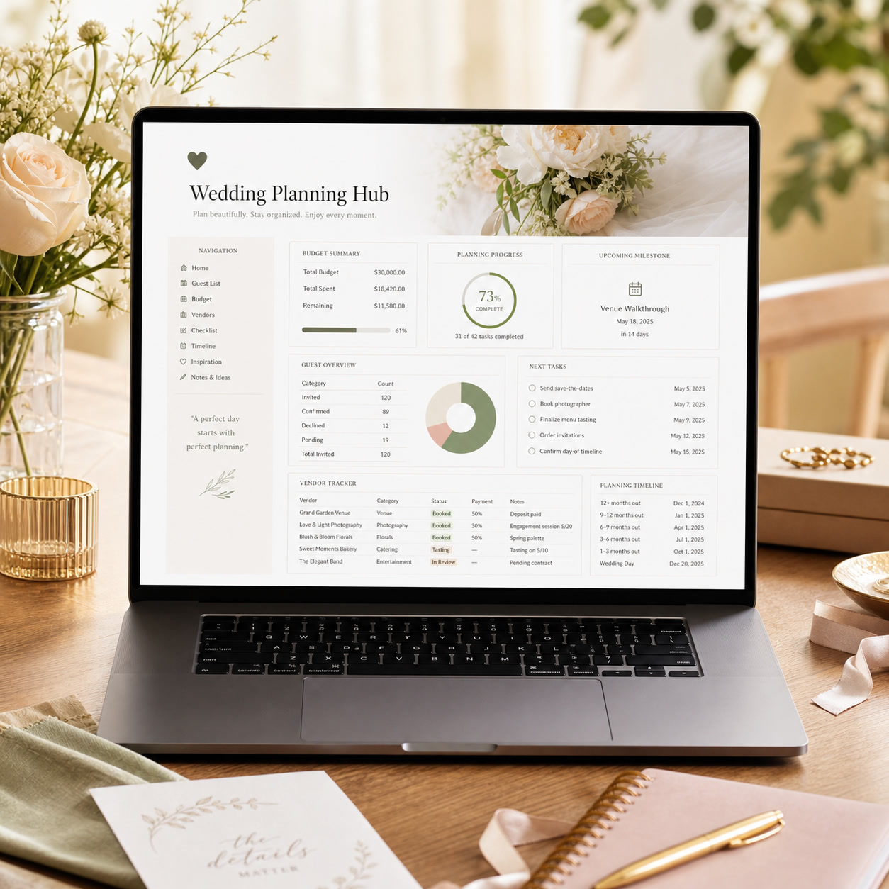Wedding Planning Hub — preview